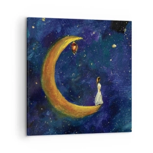 Canvastavla - Bild på duk - Världens skrik - 50x50 cm