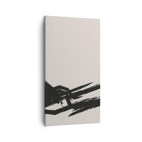 Canvastavla - Bild på duk - En ostoppbar rörelse - 45x80 cm