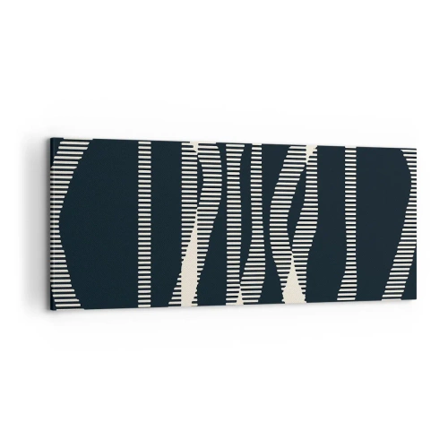 Canvastavla - Bild på duk - Försök att bryta mörkret - 120x50 cm