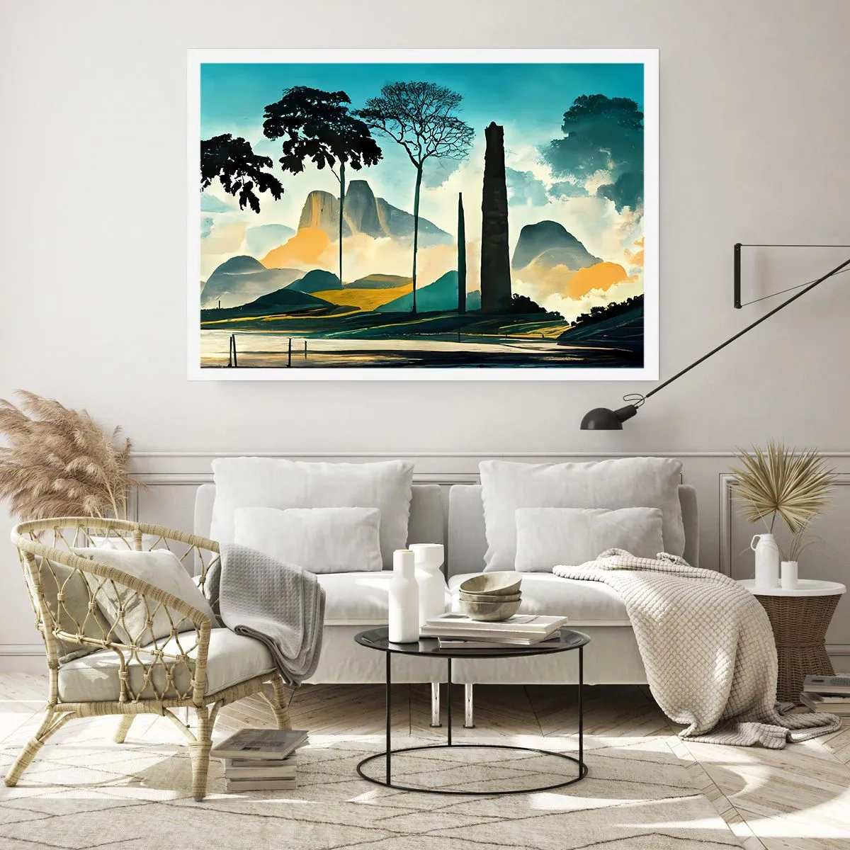 Affisch - Fortfarande högre och högre - 100x70 cm