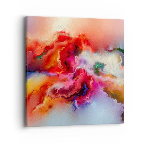 Canvastavla - Bild på duk - Fåna drömmarna - rök - 40x40 cm