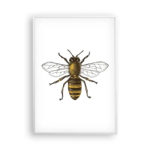 Affisch i vit ram - Vackert och bra - 70x100 cm