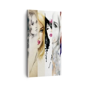 Canvastavla - Bild på duk - Det är alltid DU - 45x80 cm