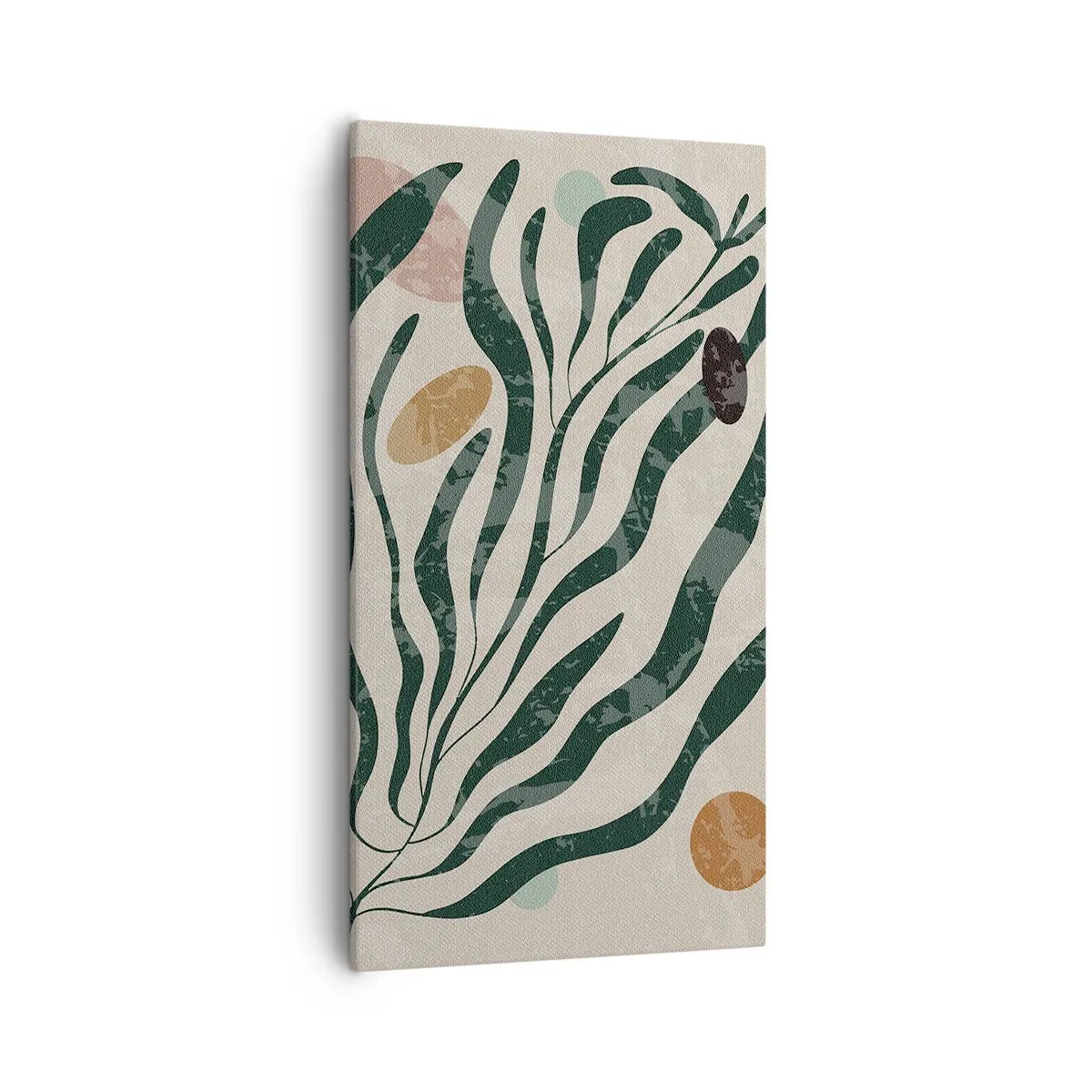 Canvastavla - Bild på duk - Bland de gröna - 55x100 cm