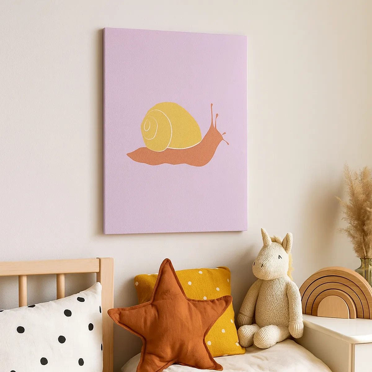 Canvastavla - Bild på duk - Det är ingen brådska - 50x70 cm