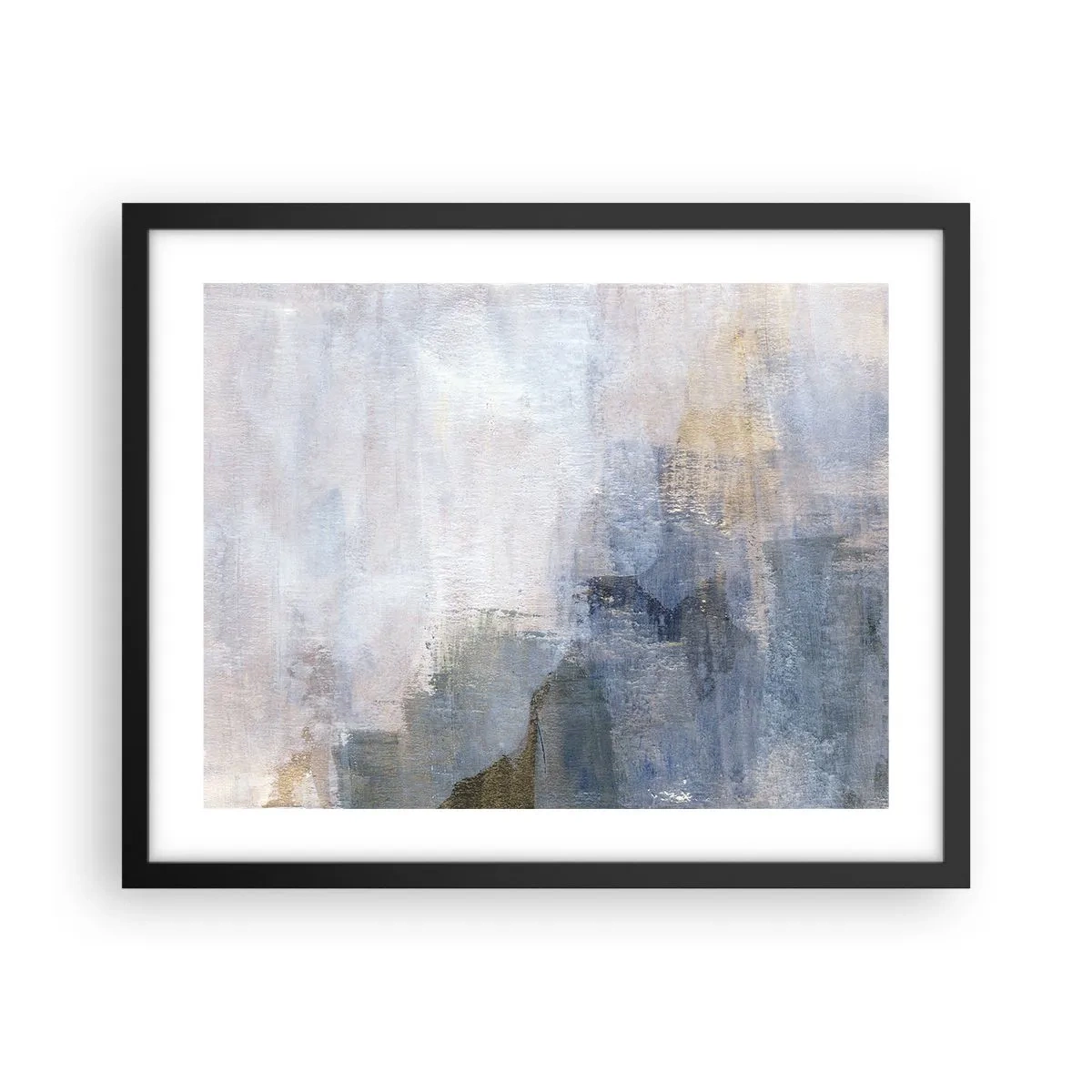 Affisch i svart ram - Färgernas toner och ackord - 50x40 cm