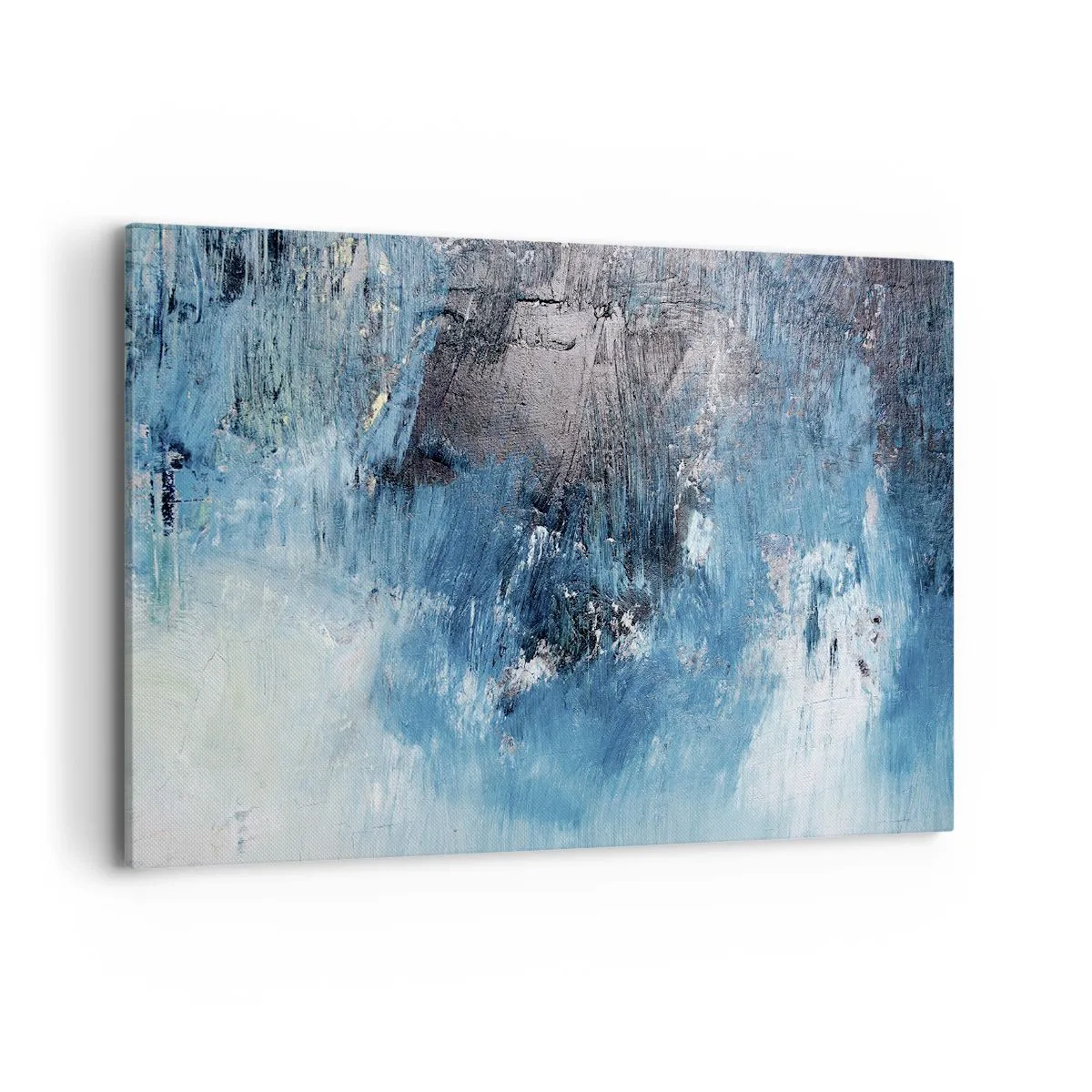 Canvastavla - Bild på duk - Blå rapsodi - 120x80 cm
