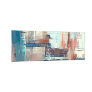 Glastavla - Bild på glas - Att nå ljuset - 140x50 cm