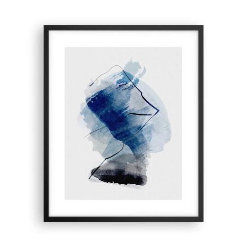 Affisch i svart ram - Isberg - 40x50 cm