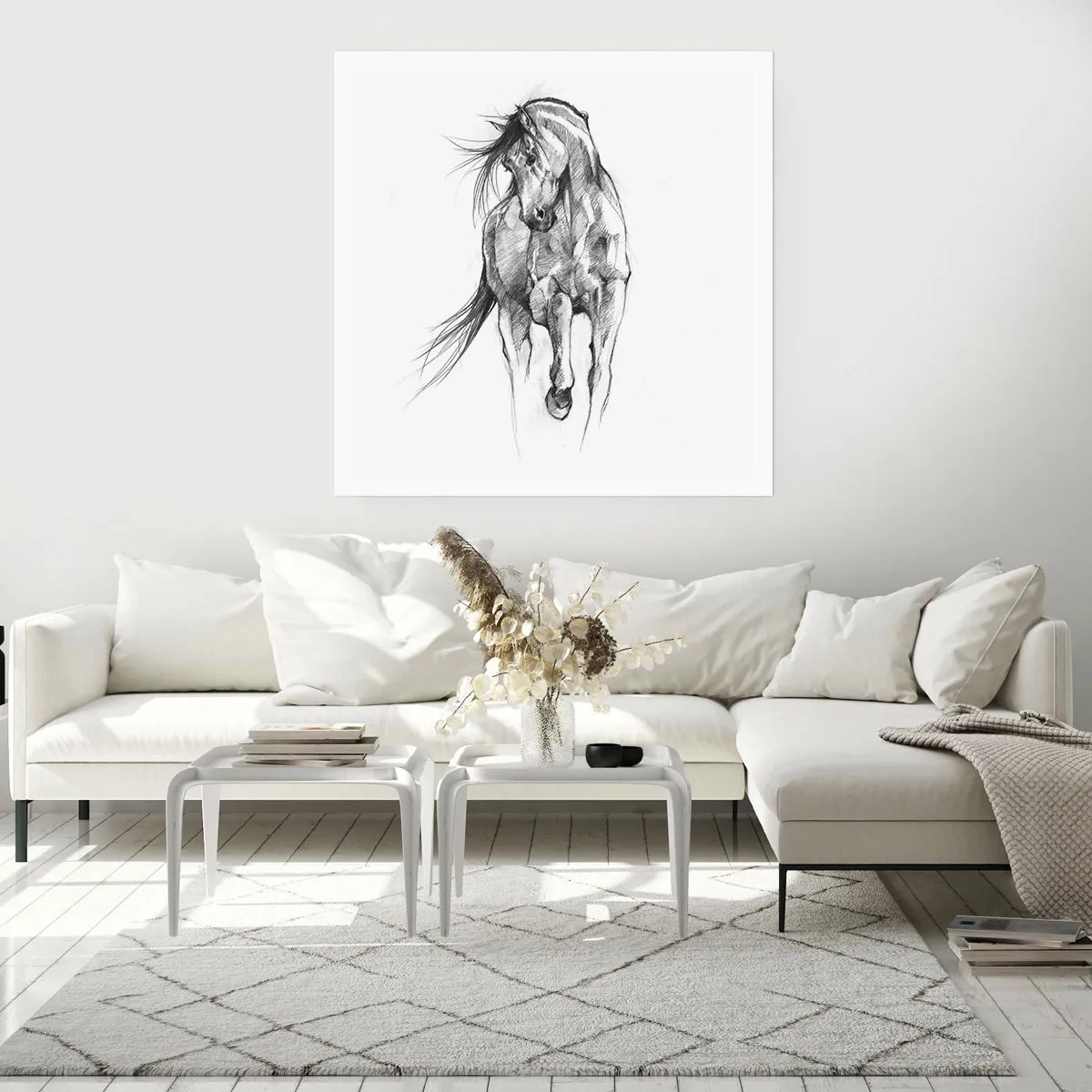 Affisch - Elegant trav - 60x60 cm