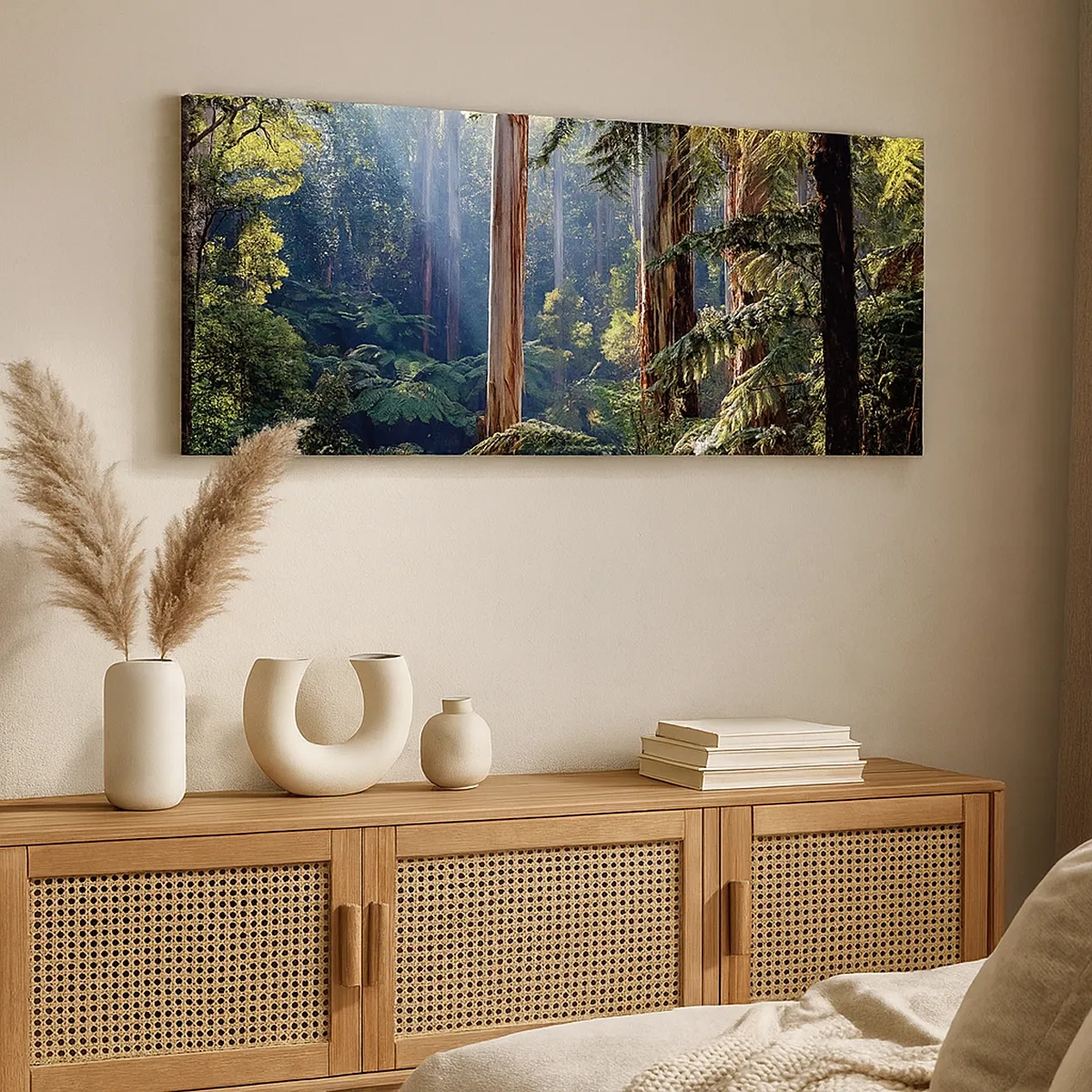 Canvastavla - Bild på duk - Skogens saga - 30x30 cm