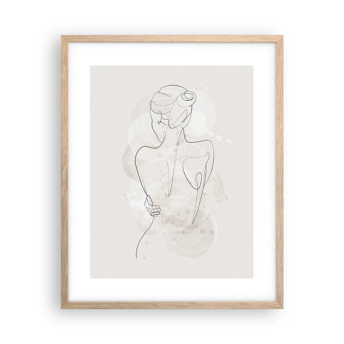 Affisch i ram av ljusek - Som ett känsligt instrument - 40x50 cm