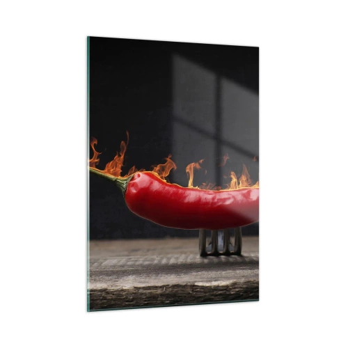 Glastavla - Bild på glas - Helvetiskt tilltugg - 50x70 cm