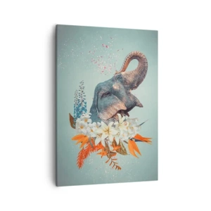 Canvastavla - Bild på duk - Glädjens vrål - 50x70 cm