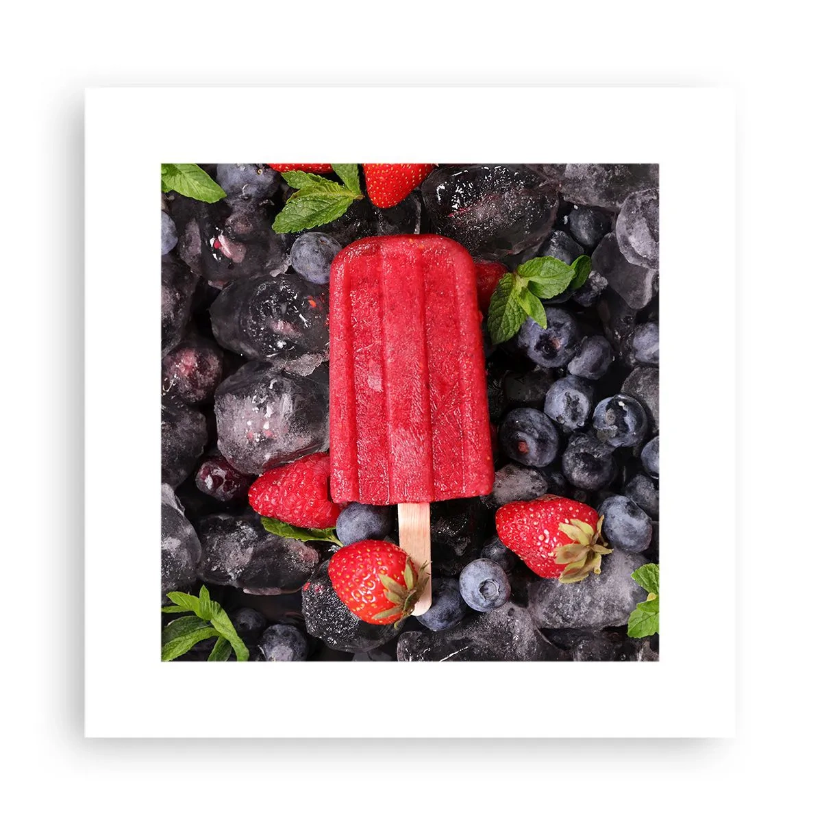 Affisch - En smak av varm sommar - 30x30 cm