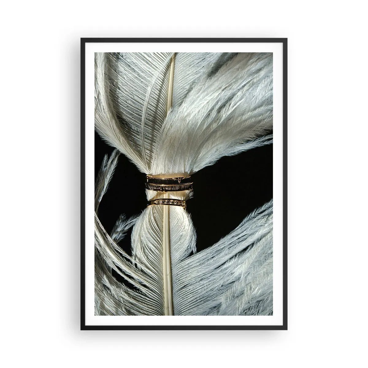 Affisch i svart ram - ...och jag lämnar inte dig… - 70x100 cm