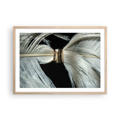 Affisch i ram av ljusek - ...och jag lämnar inte dig… - 70x50 cm