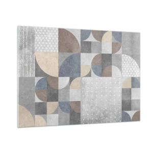 Glastavla - Bild på glas - Keramisk fantasi - 100x70 cm