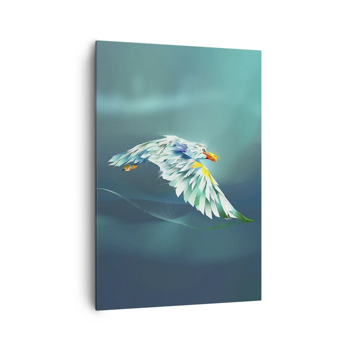 Canvastavla - Bild på duk - Flyg som en örn - 70x100 cm