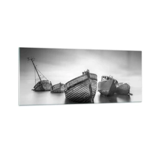 Glastavla - Bild på glas - Bara minnen... - 100x40 cm