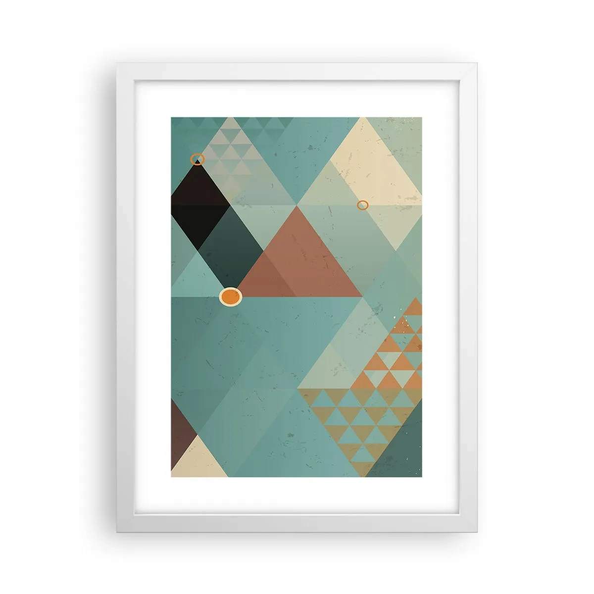 Affisch i vit ram - Mångfaldens enighet, enighetens mångfald - 30x40 cm