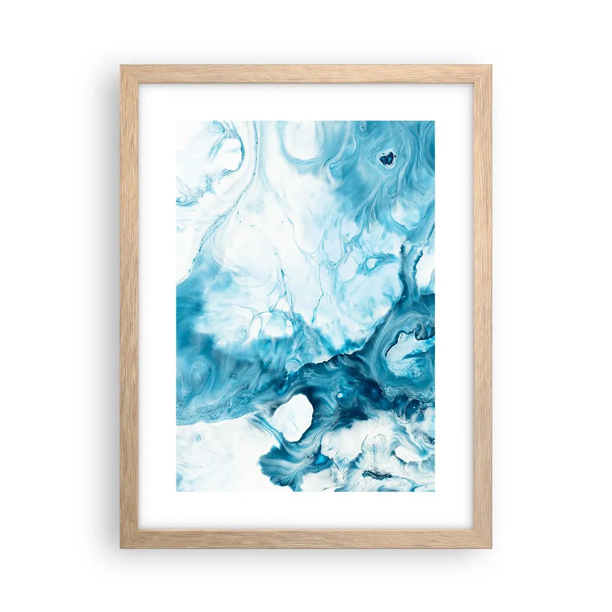 Affisch i ram av ljusek - Blåhetens konsert - 30x40 cm