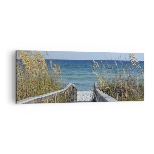Canvastavla - Bild på duk - I solen, i vinden - 140x50 cm