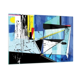 Glastavla - Bild på glas - Se värden ur en vinkel... - 120x80 cm