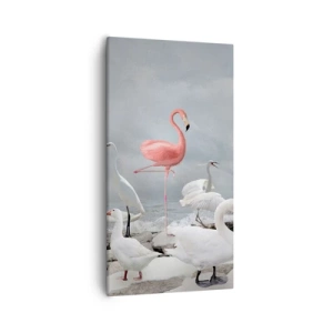 Canvastavla - Bild på duk - Hur har jag hamnat här? - 55x100 cm