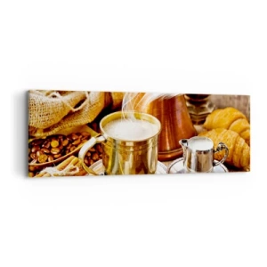 Canvastavla - Bild på duk - Ha en trevlig dag! - 90x30 cm