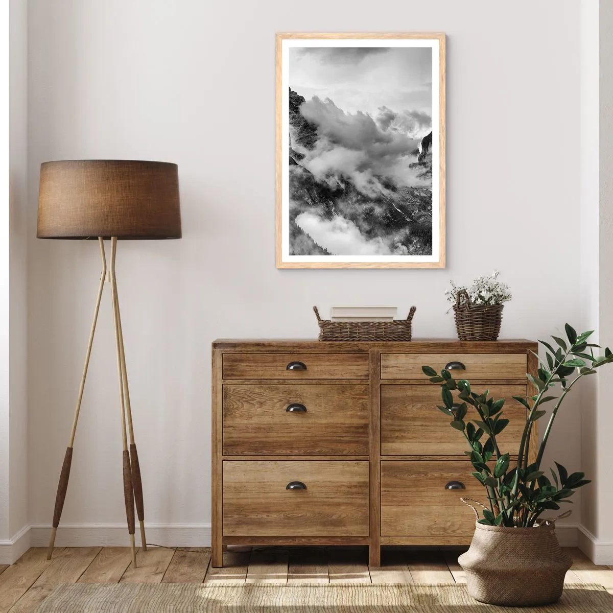 Affisch i ram av ljusek - Vackra och grymma - 70x100 cm