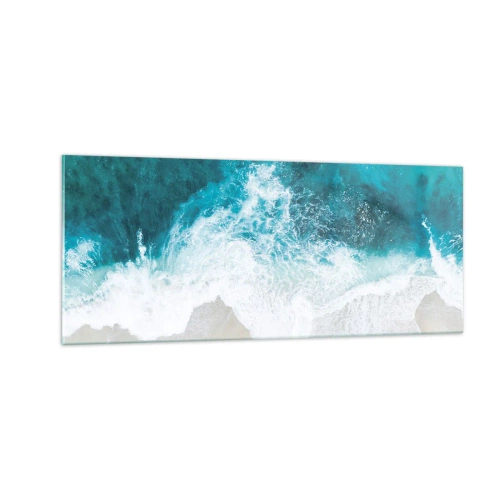 Glastavla - Bild på glas - Naturlig smekning - 100x40 cm