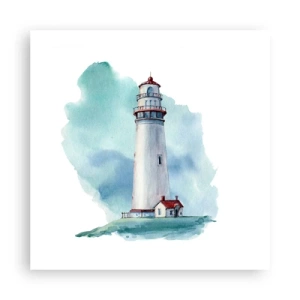 Affisch - Milda syster av det blåa - 50x50 cm