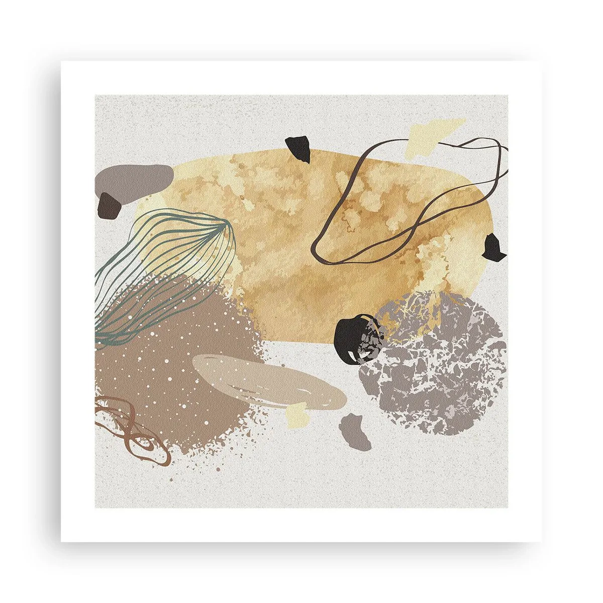 Affisch - Olika former - 50x50 cm