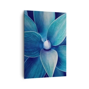 Canvastavla - Bild på duk - Blått från himlen - 70x100 cm