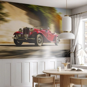 Självhäftande Fototapet Deluxe Sticker - Vackrare än Nike från Samothrakis - Bil, Retro, Cabriolet - 250x175 cm