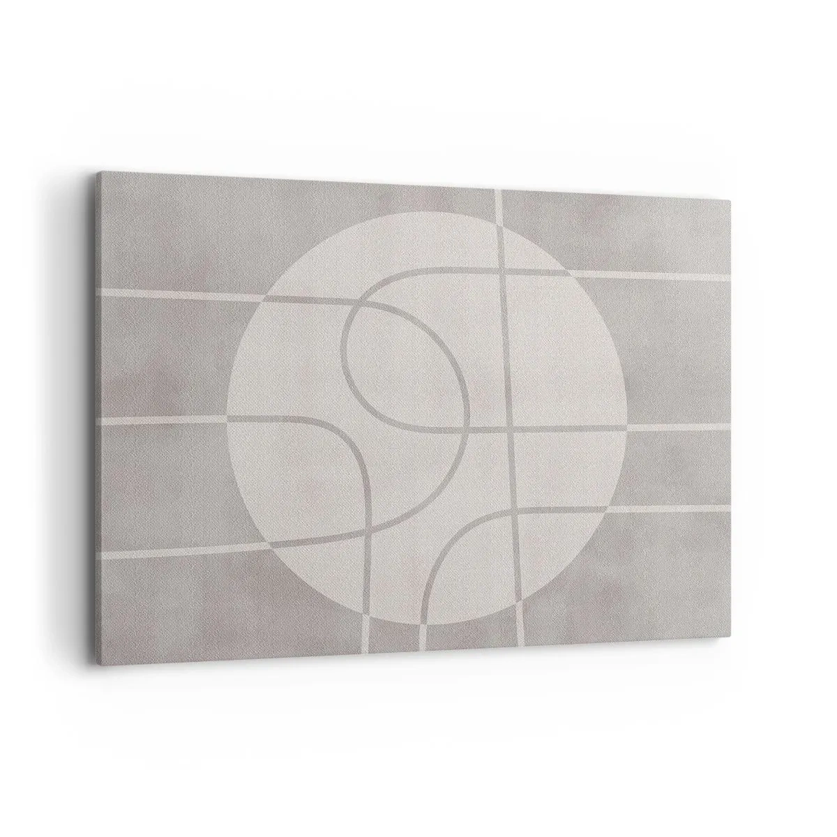 Canvastavla - Bild på duk - Cirkulärt och rakt fram - 100x70 cm