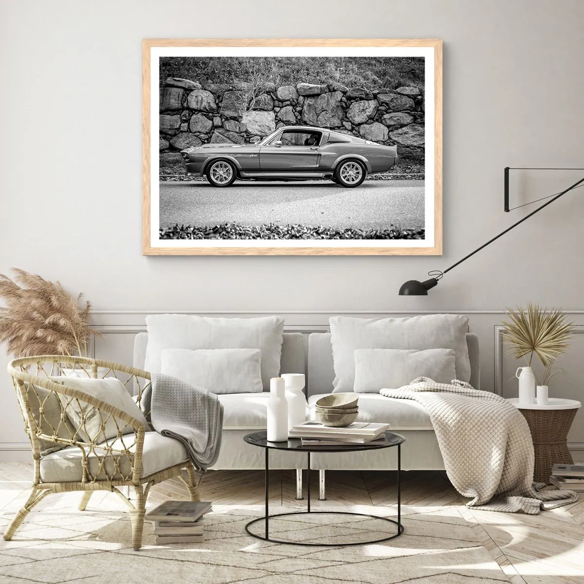 Affisch i ram av ljusek - Legend från 60-talet - 100x70 cm