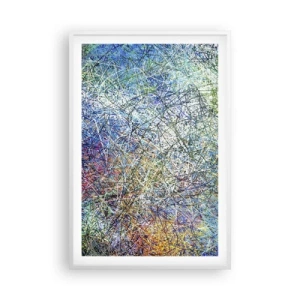 Affisch i vit ram - Det är inte så enkelt - 61x91 cm