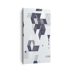 Canvastavla - Bild på duk - I matematikerns själ - 55x100 cm