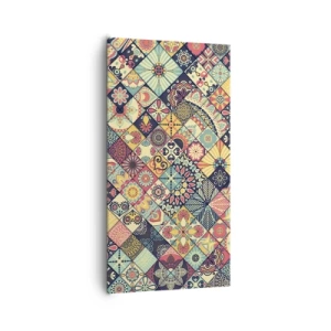 Canvastavla - Bild på duk - Marockansk stämning - 65x120 cm