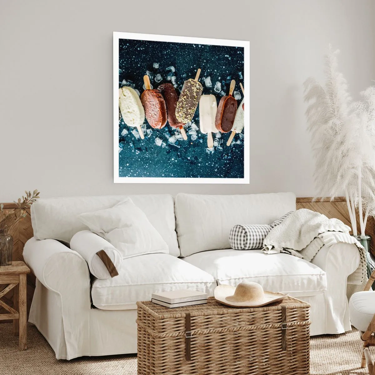 Affisch - Smak av varm sommar - 60x60 cm