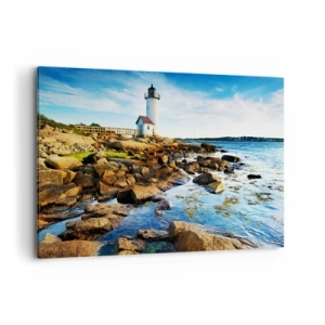 Canvastavla - Bild på duk - Kom lyckligt tillbaka, jag väntar - 120x80 cm