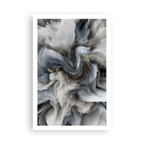 Affisch - Sten och blomma - 61x91 cm