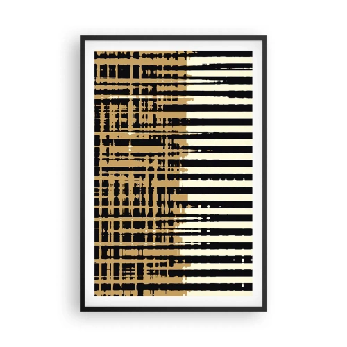 Affisch i svart ram - Arkitektonisk abstraktion - 61x91 cm