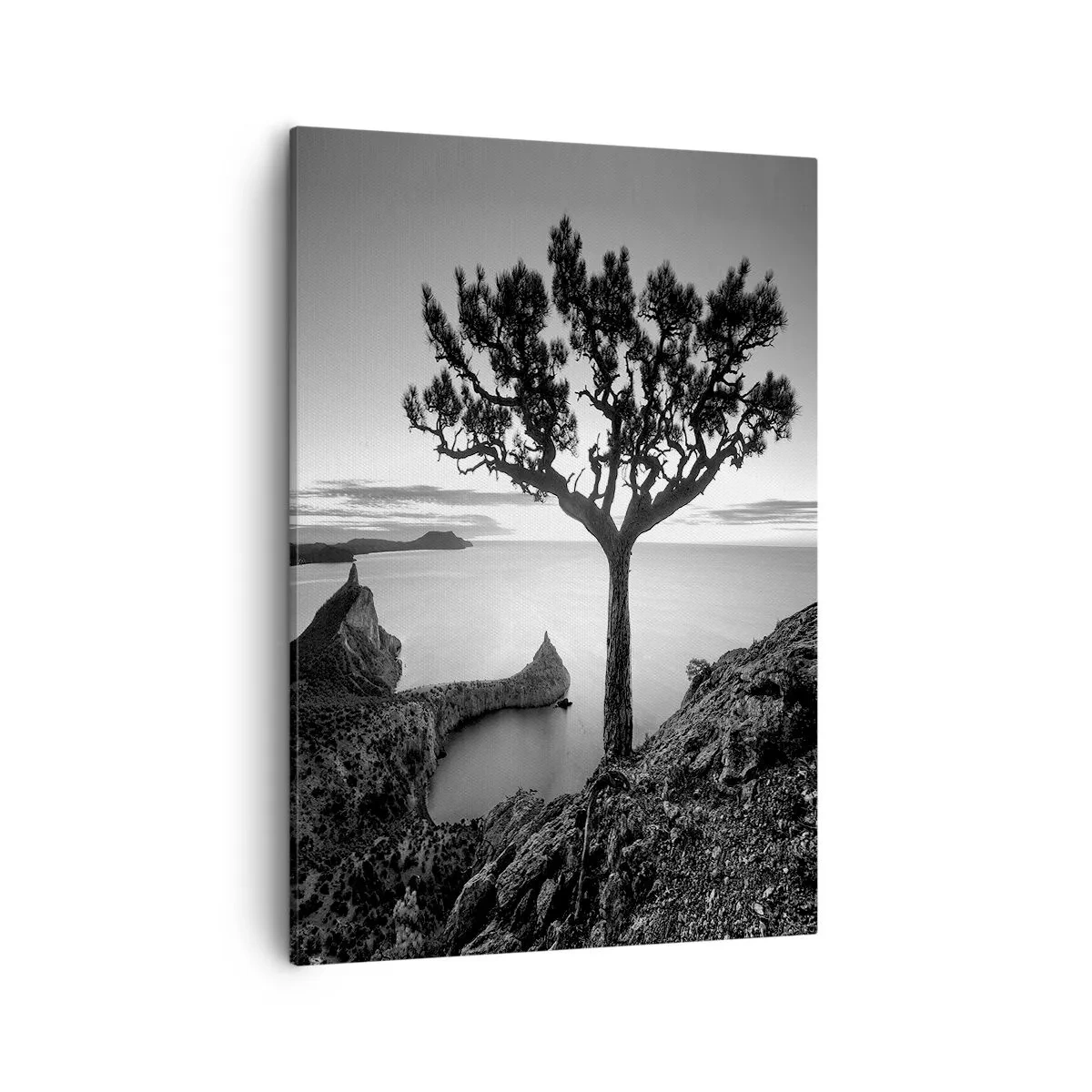 Canvastavla - Bild på duk - Ro enda fram till horisonten - 50x70 cm