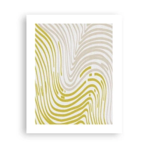 Affisch - Komposition med en mjuk böjning - 40x50 cm