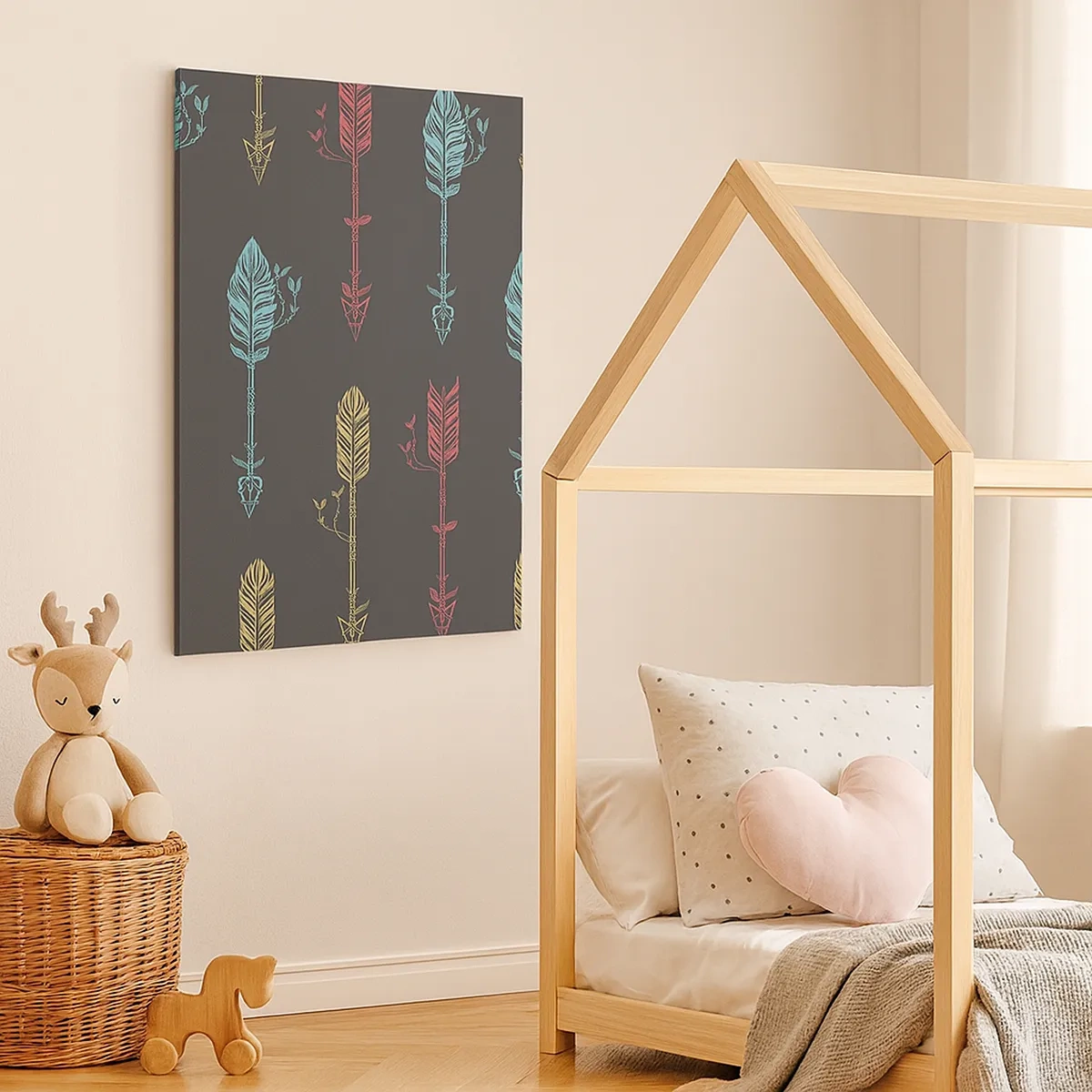 Canvastavla - Bild på duk - I ordning - 50x70 cm