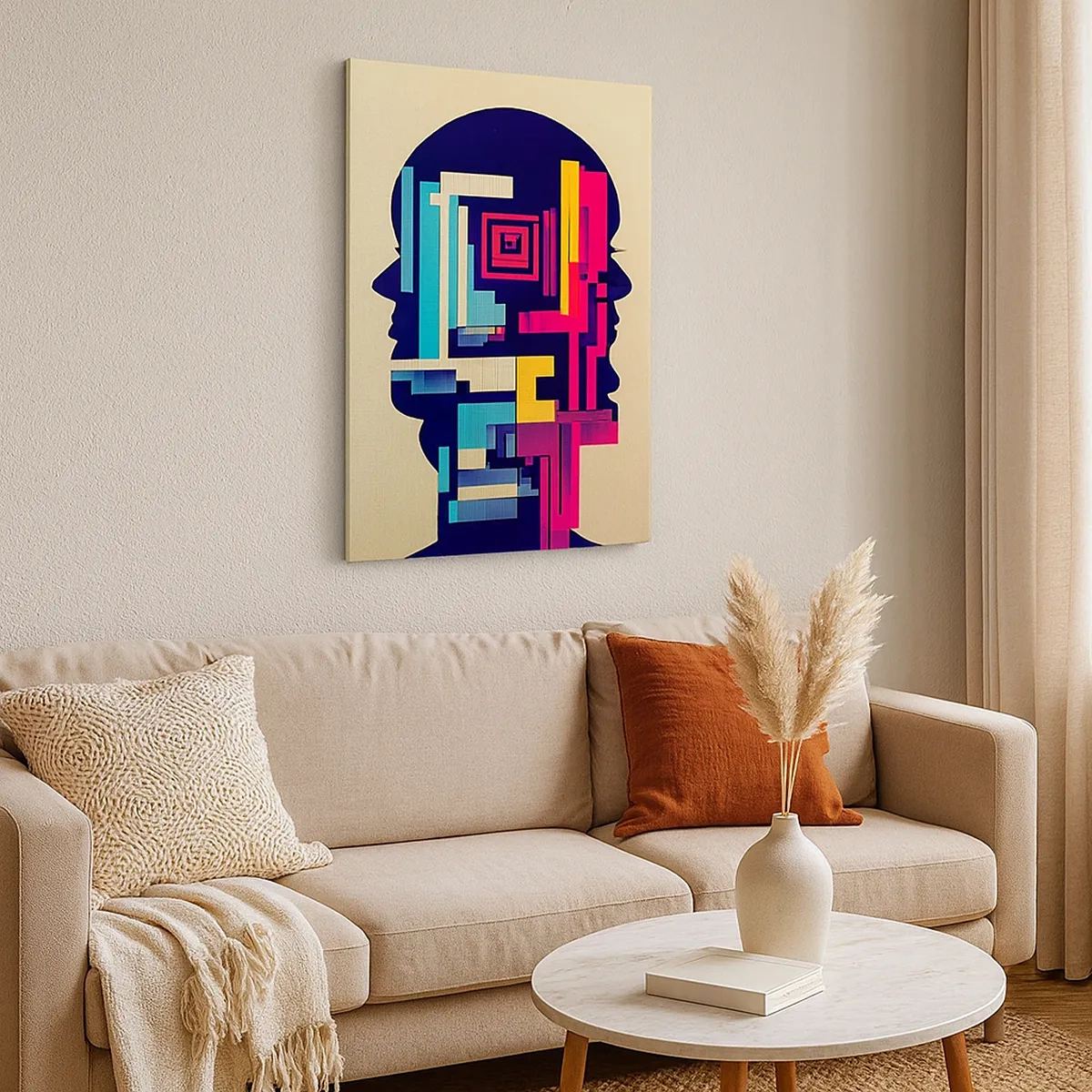 Canvastavla - Bild på duk - Nya band - 50x70 cm