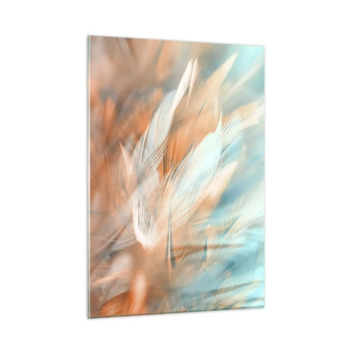 Glastavla - Bild på glas - I mildhetens land - 50x70 cm
